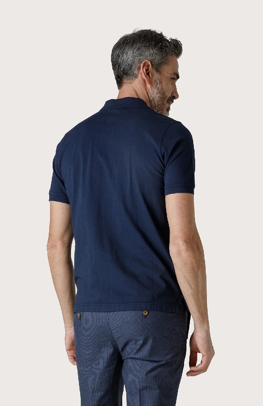 Seventy Polo stretch a due bottoni - Col. Blu Fino al 55% di sconto