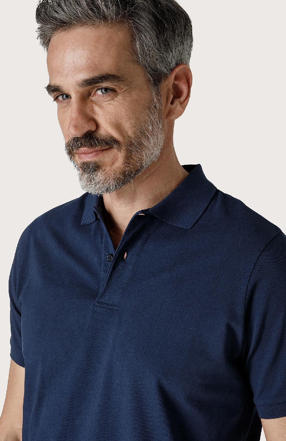 Seventy Polo stretch a due bottoni - Col. Blu Fino al 55% di sconto