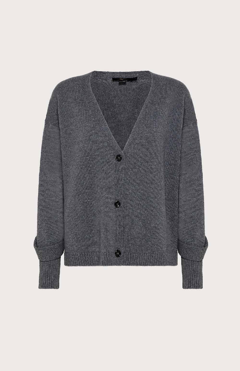 Seventy Twin set in misto cashmere - Col. Grigio In vendita