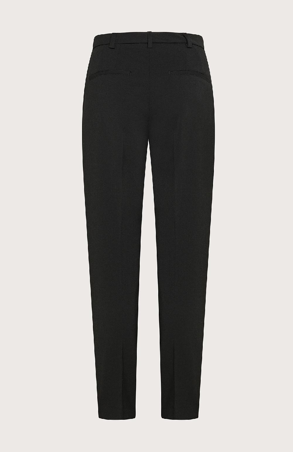 Seventy Pantalone slim fit alla caviglia in misto lana bistretch - Col. Nero In Linea