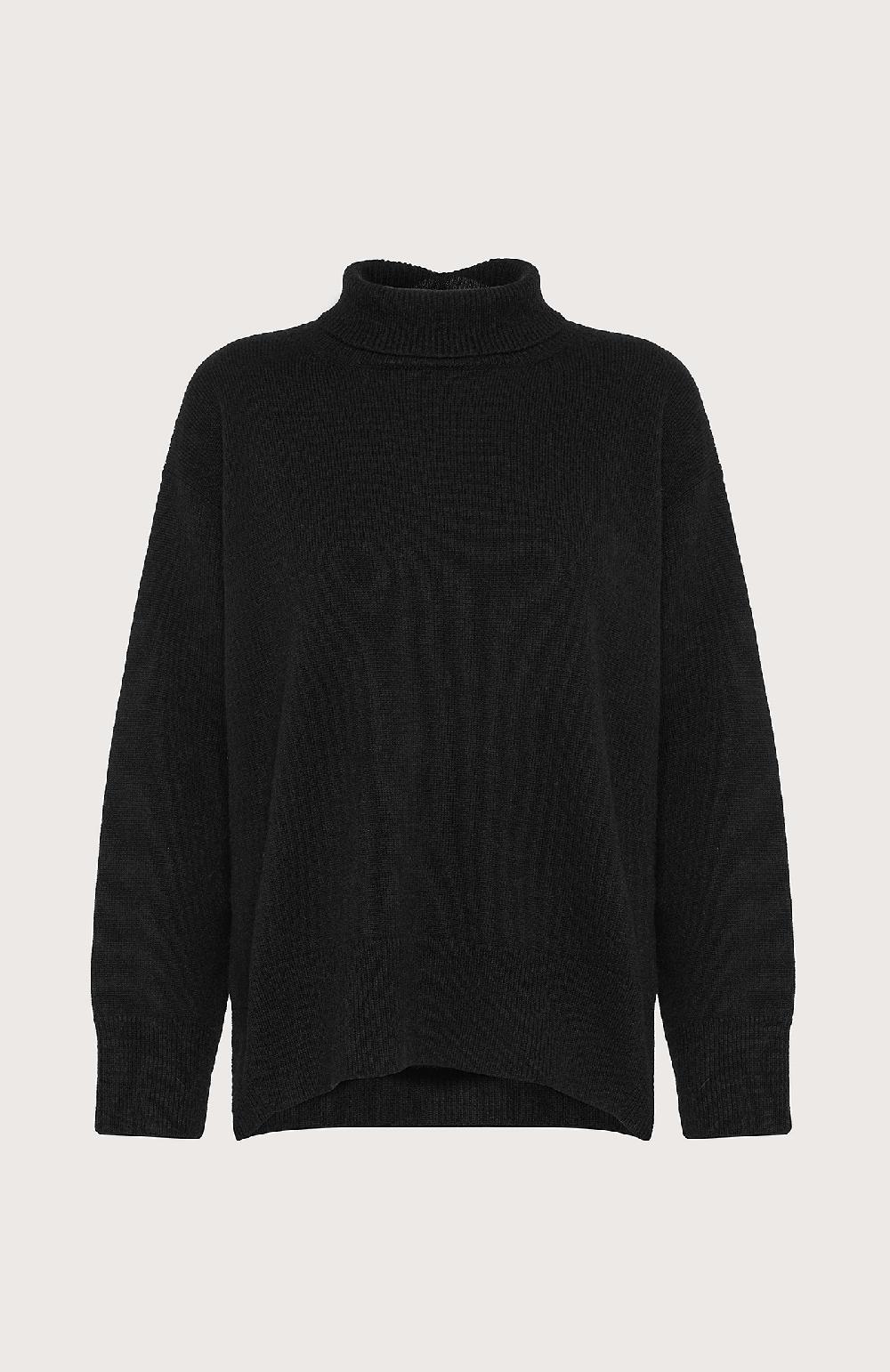 Seventy Maglia over a collo alto - Col. Nero Promozione Limitata