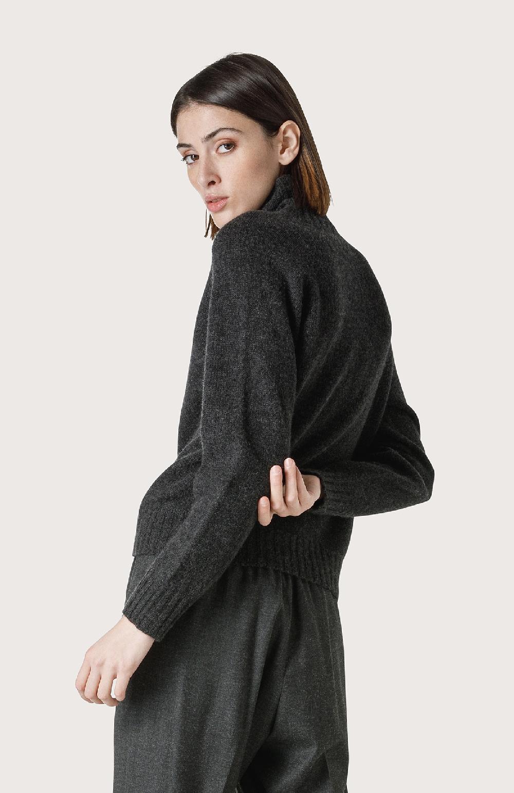 Seventy Maglia cashmere a collo alto - Col. Grigio Offerta