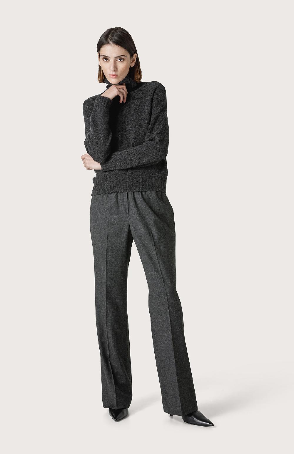 Seventy Maglia cashmere a collo alto - Col. Grigio Offerta
