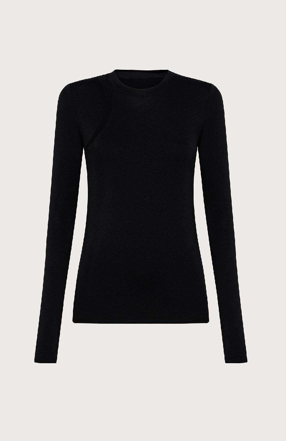 Seventy Maglia doppio capo - Col. Nero Outlet
