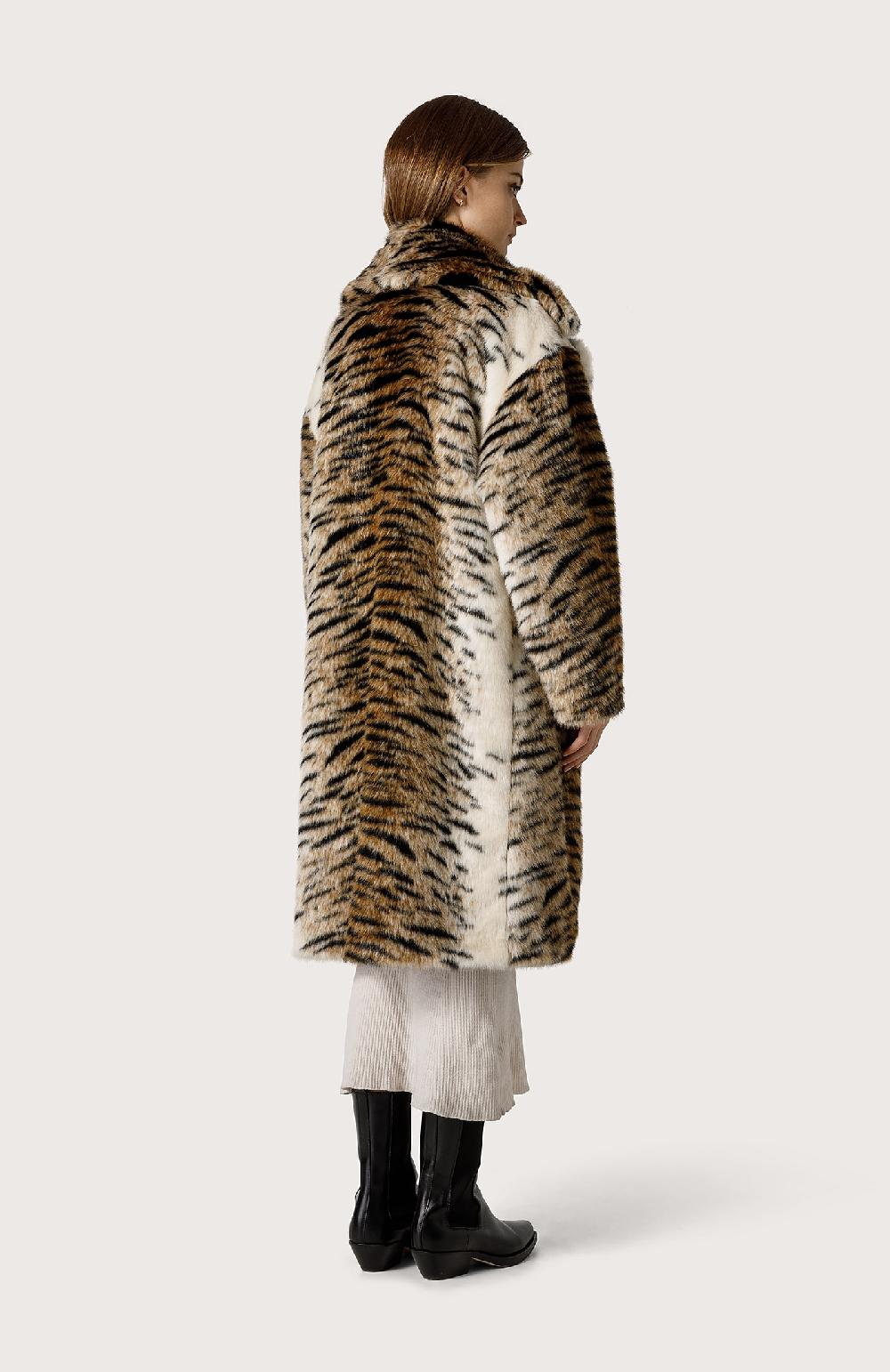 Seventy Cappotto in eco pelliccia animalier - Col. Marrone I Più Venduti