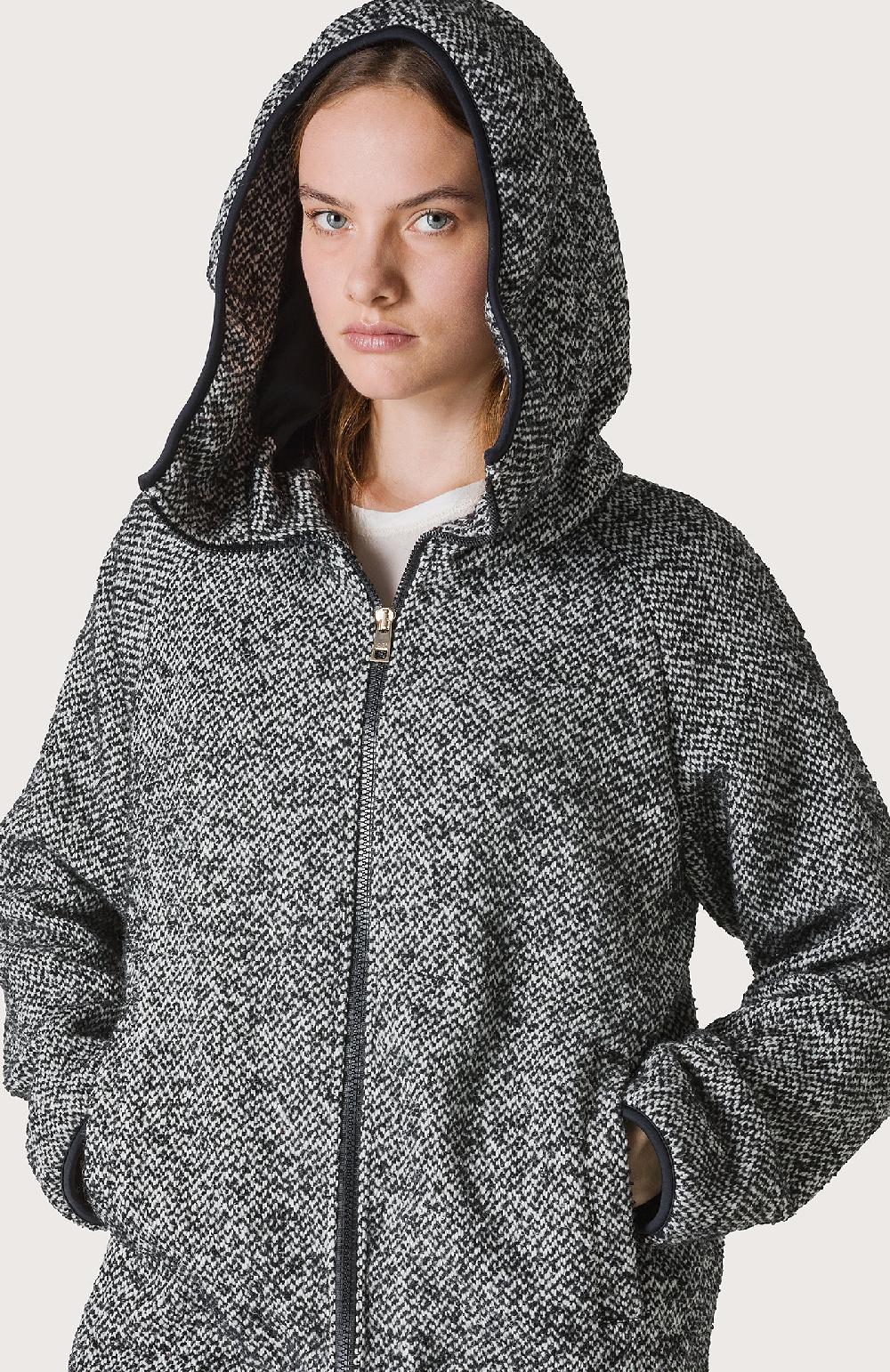 Seventy Giaccone con cappuccio - Col. Nero Offerta speciale