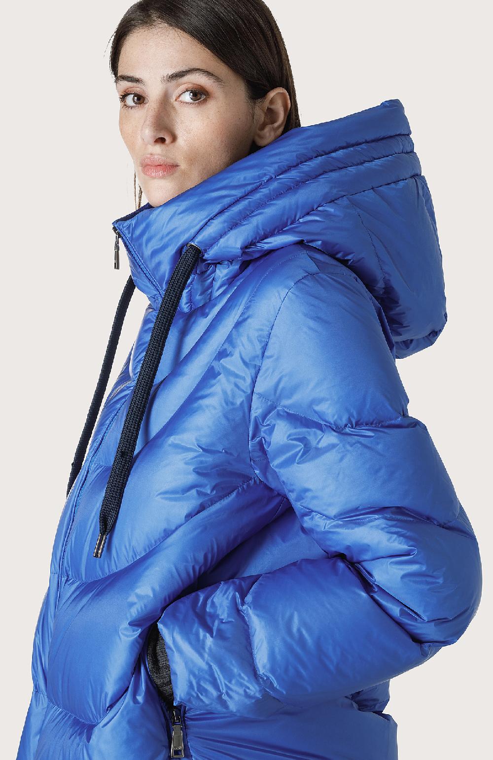 Seventy Piumino con doppia coulisse - Col. Blu Grande vendita