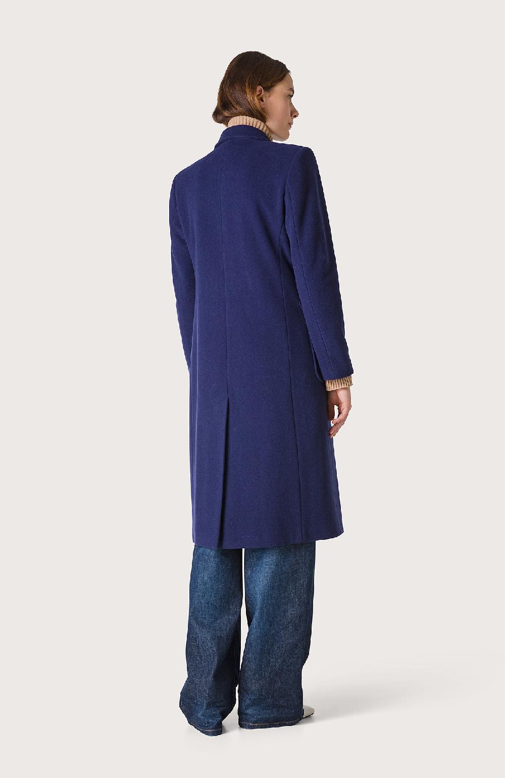 Seventy Cappotto doppiopetto al ginocchio - Col. Blu Flash Sale