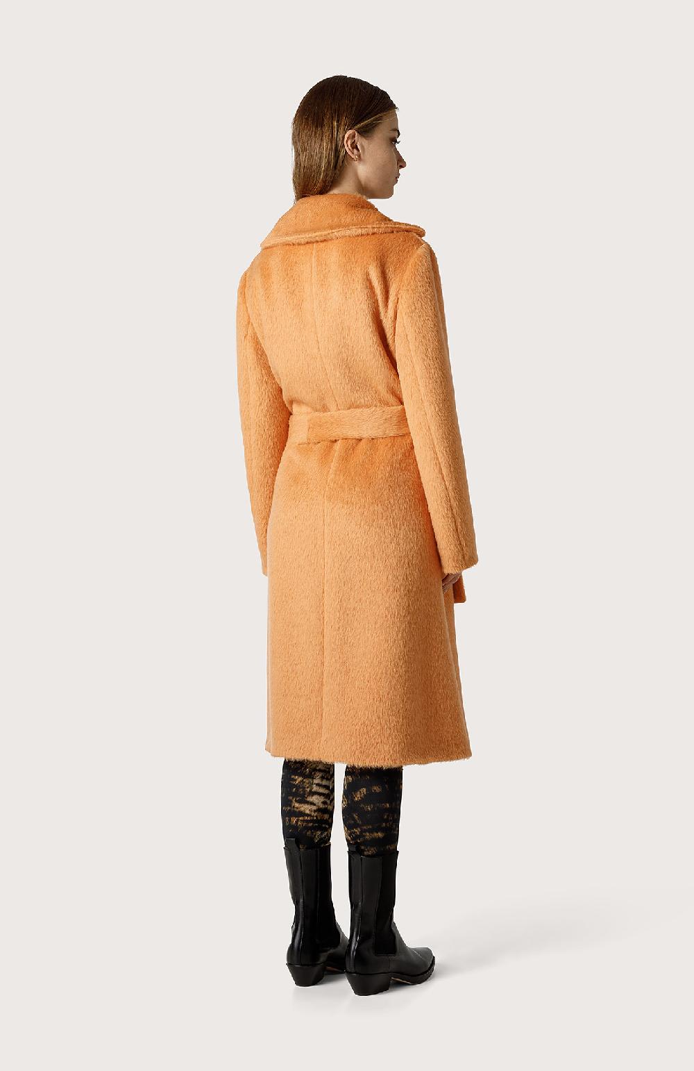 Seventy Cappotto in panno misto alpaca - Col. Arancione Offerta esclusiva