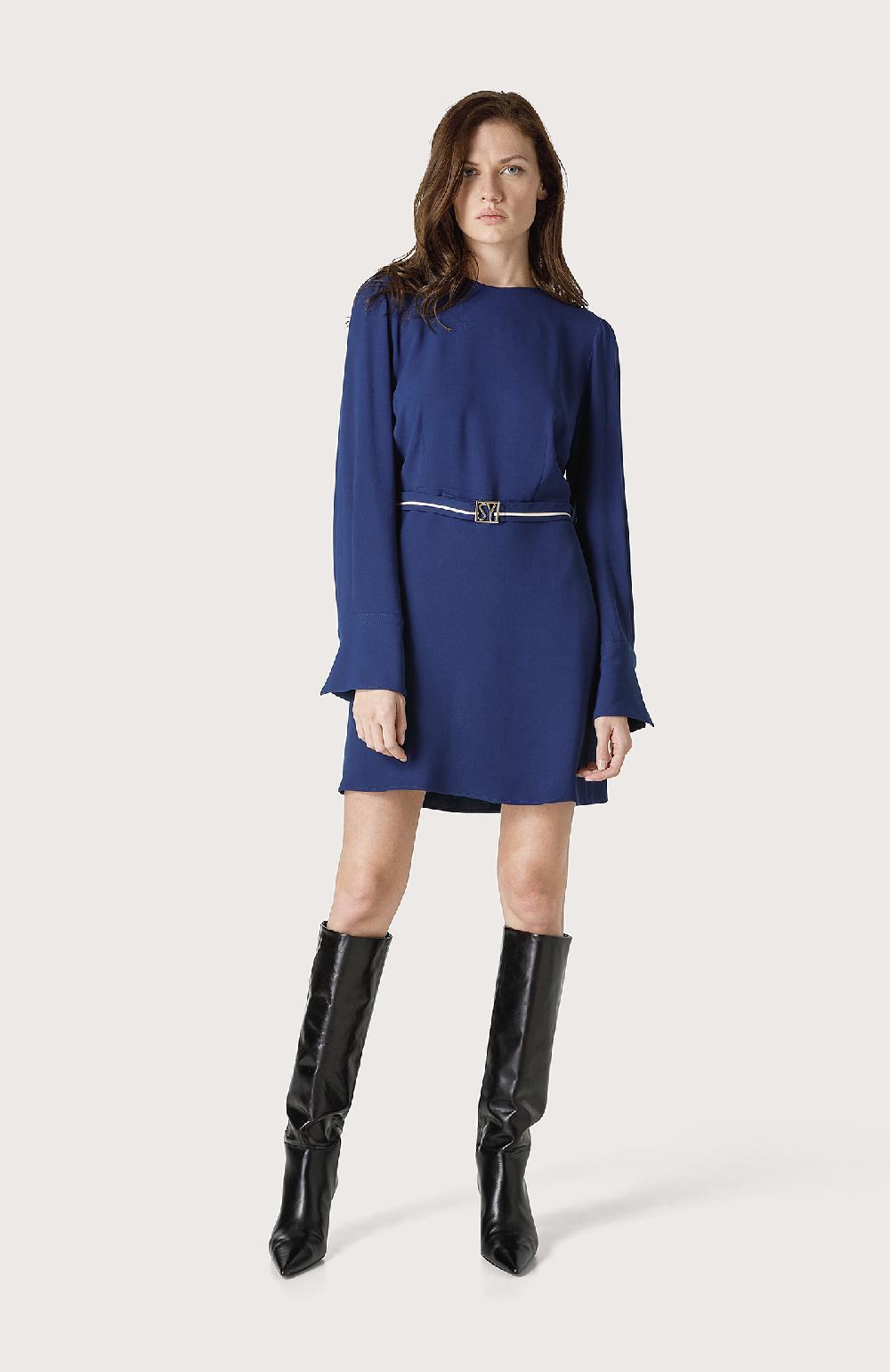 Seventy Mini abito con cinturino - Col. Blu Offerta migliore
