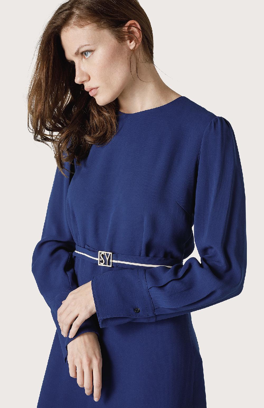 Seventy Mini abito con cinturino - Col. Blu Offerta migliore