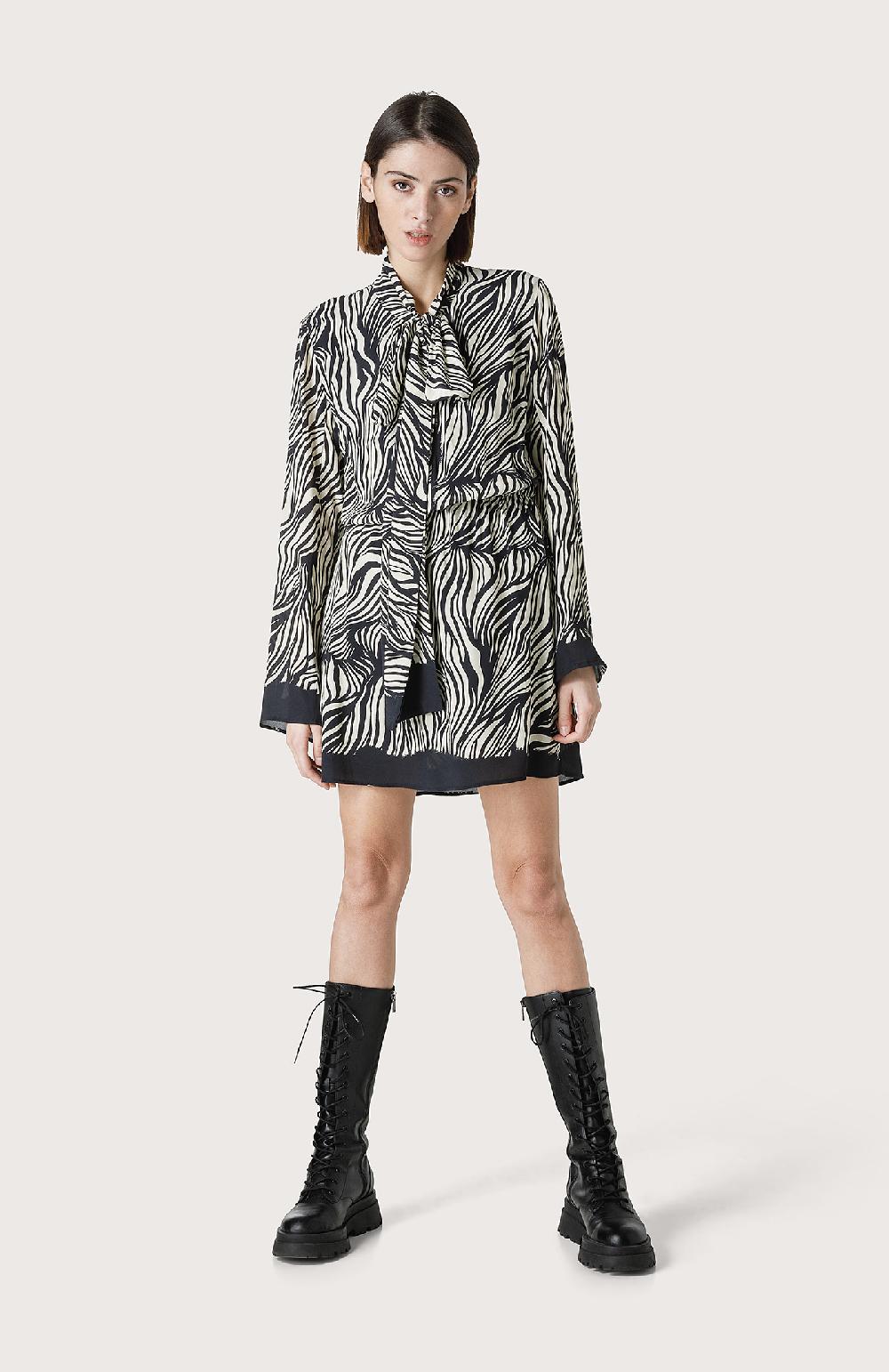 Seventy Mini abito con stampa zebrata - Col. Nero Latest fashion