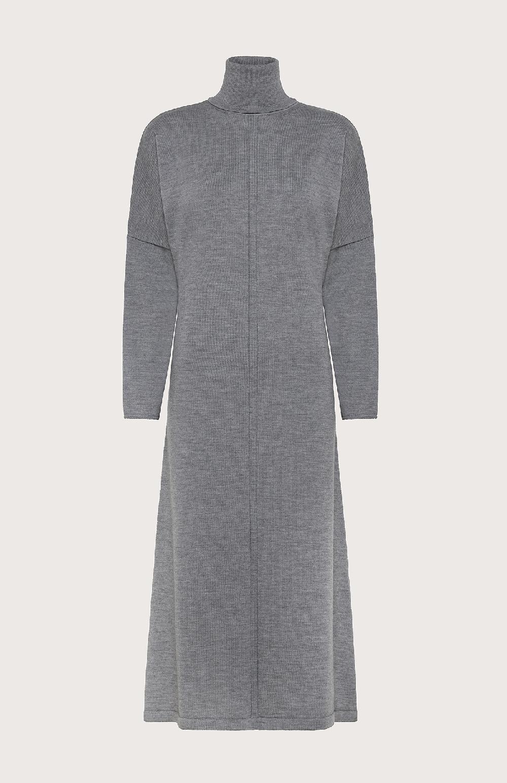 Seventy Abito longuette con manica a pipistrello - Col. Grigio Online Outlet