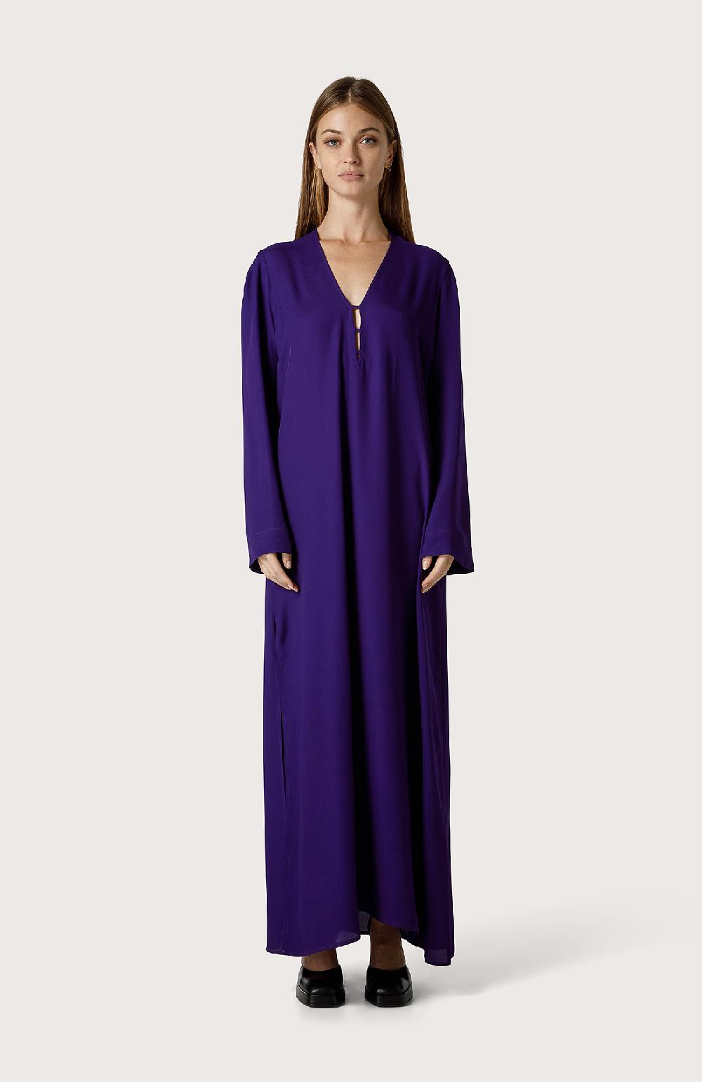 Seventy Abito lungo in viscosa - Col. Viola Lightning offer