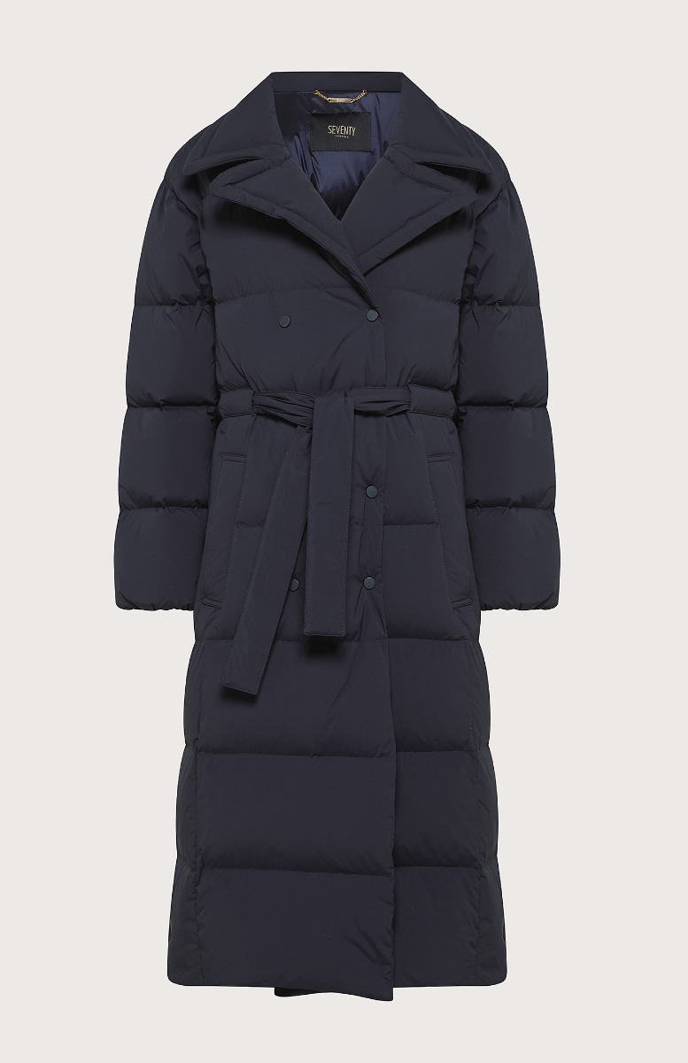 Seventy Piumino trapuntato lungo - Col. Blu Offerte giornaliere
