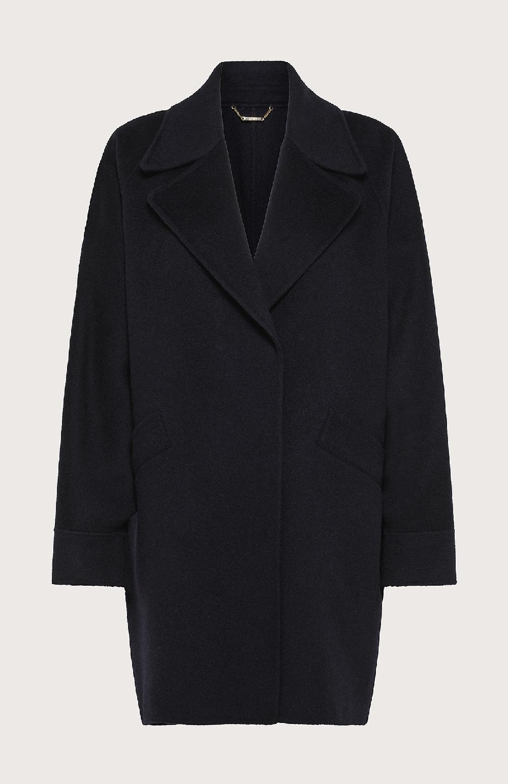 Seventy Cappotto over con manica pipistrello - Col. Blu Offerte speciali