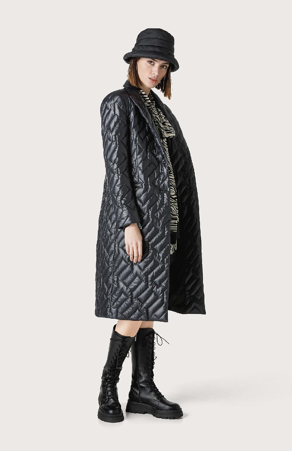Seventy Cappotto trapuntato a due bottoni - Col. Nero Enormi risparmi