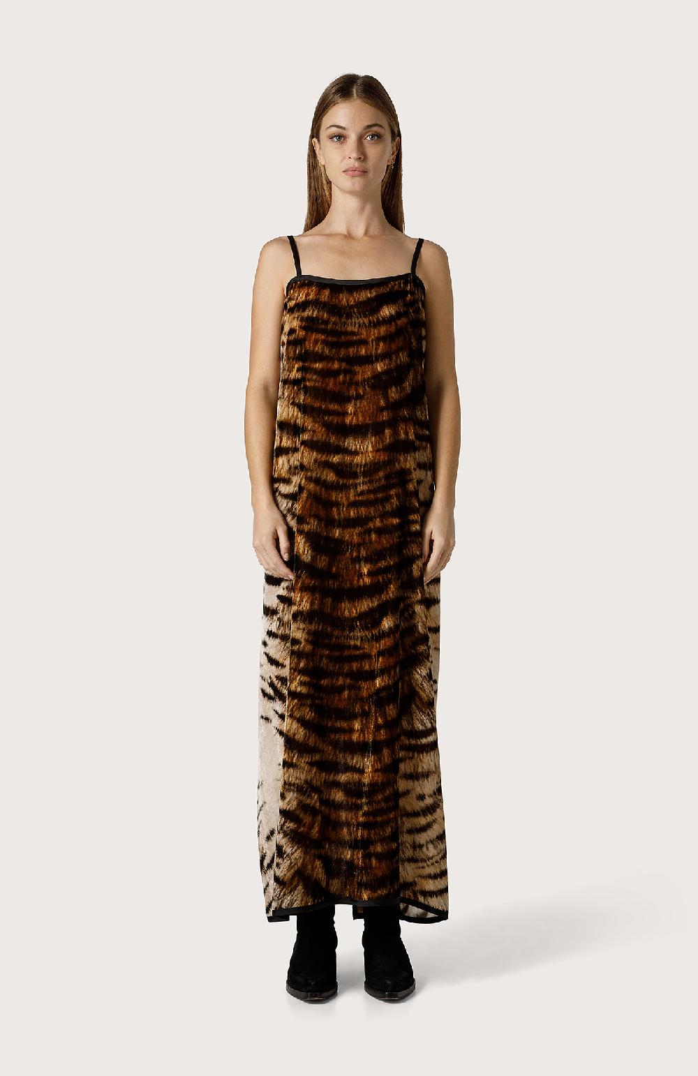 Seventy Abito in velluto animalier - Col. Neutro Offerta settimanale
