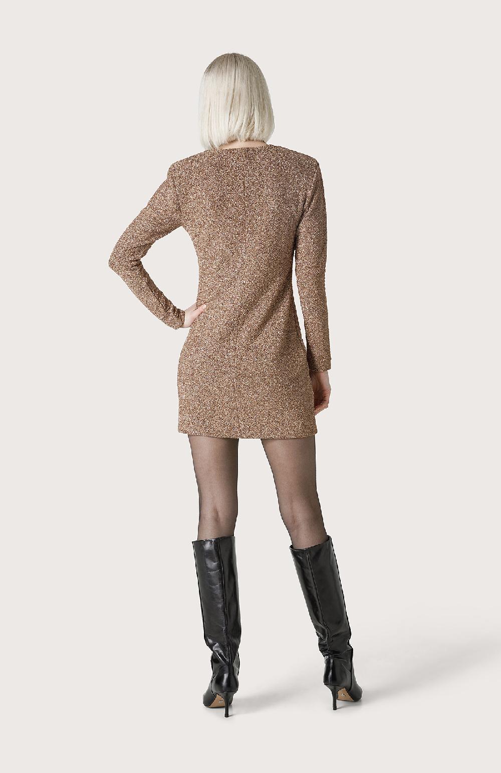Seventy Abito mini in lurex - Col. Marrone Ultimi tre giorni