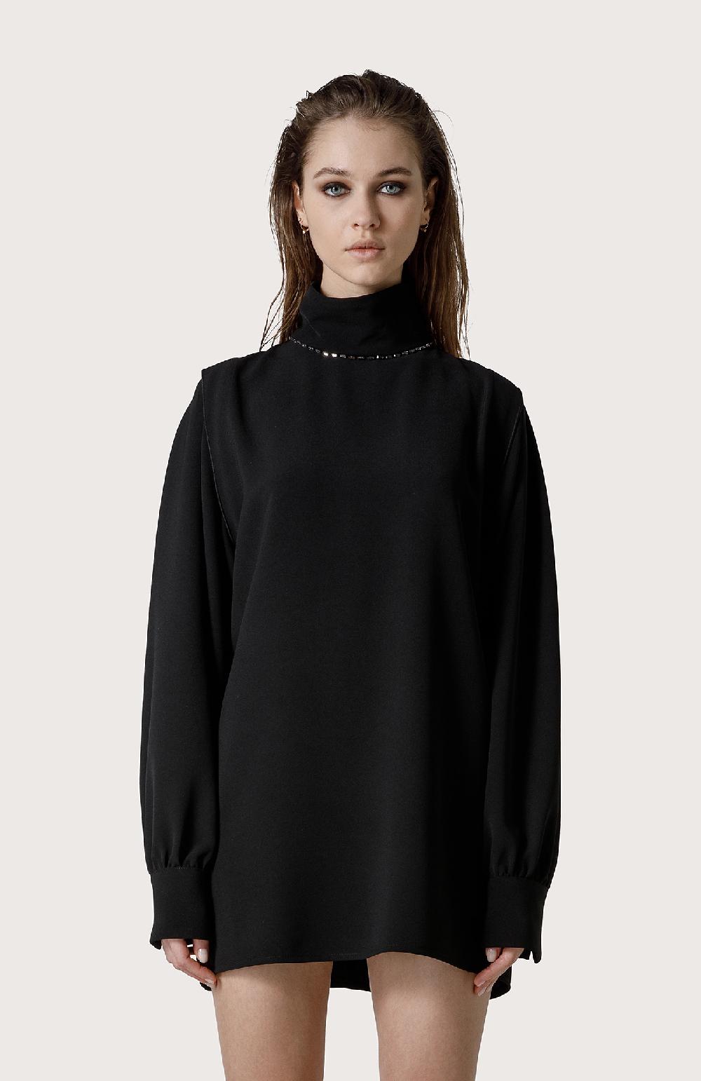 Seventy Abito in cady con cristalli - Col. Nero Only for today