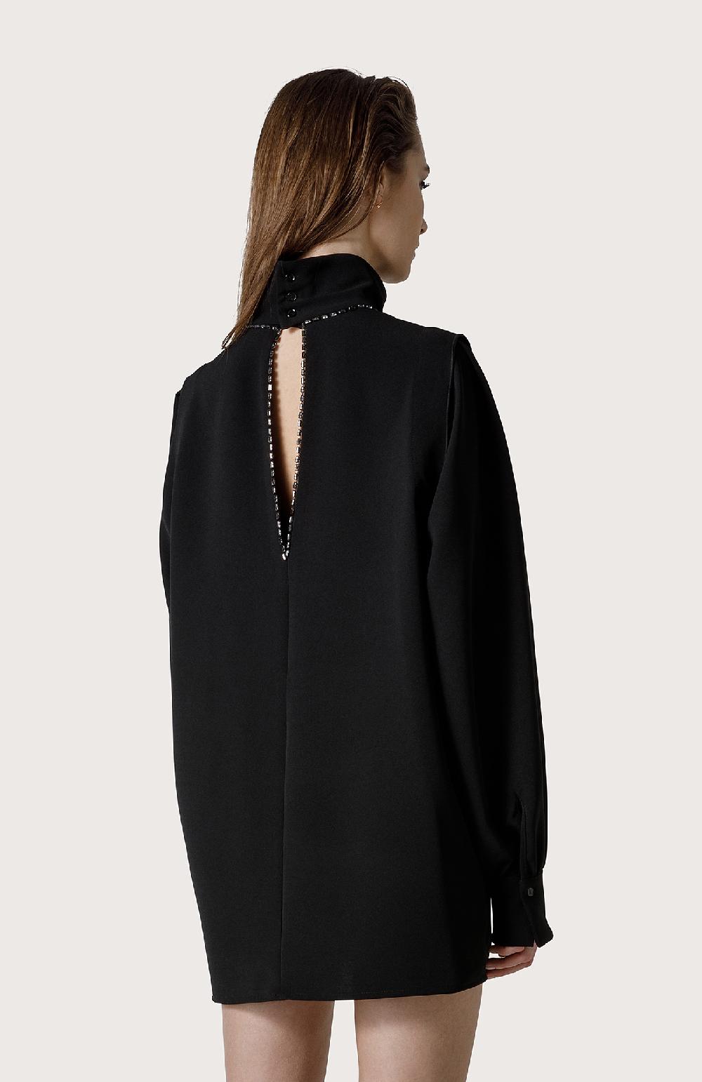 Seventy Abito in cady con cristalli - Col. Nero Only for today