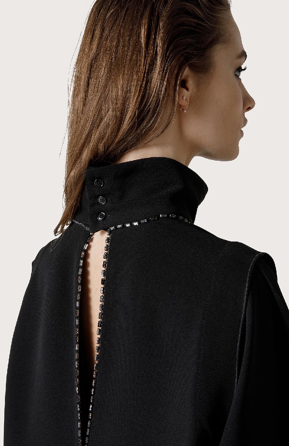 Seventy Abito in cady con cristalli - Col. Nero Only for today