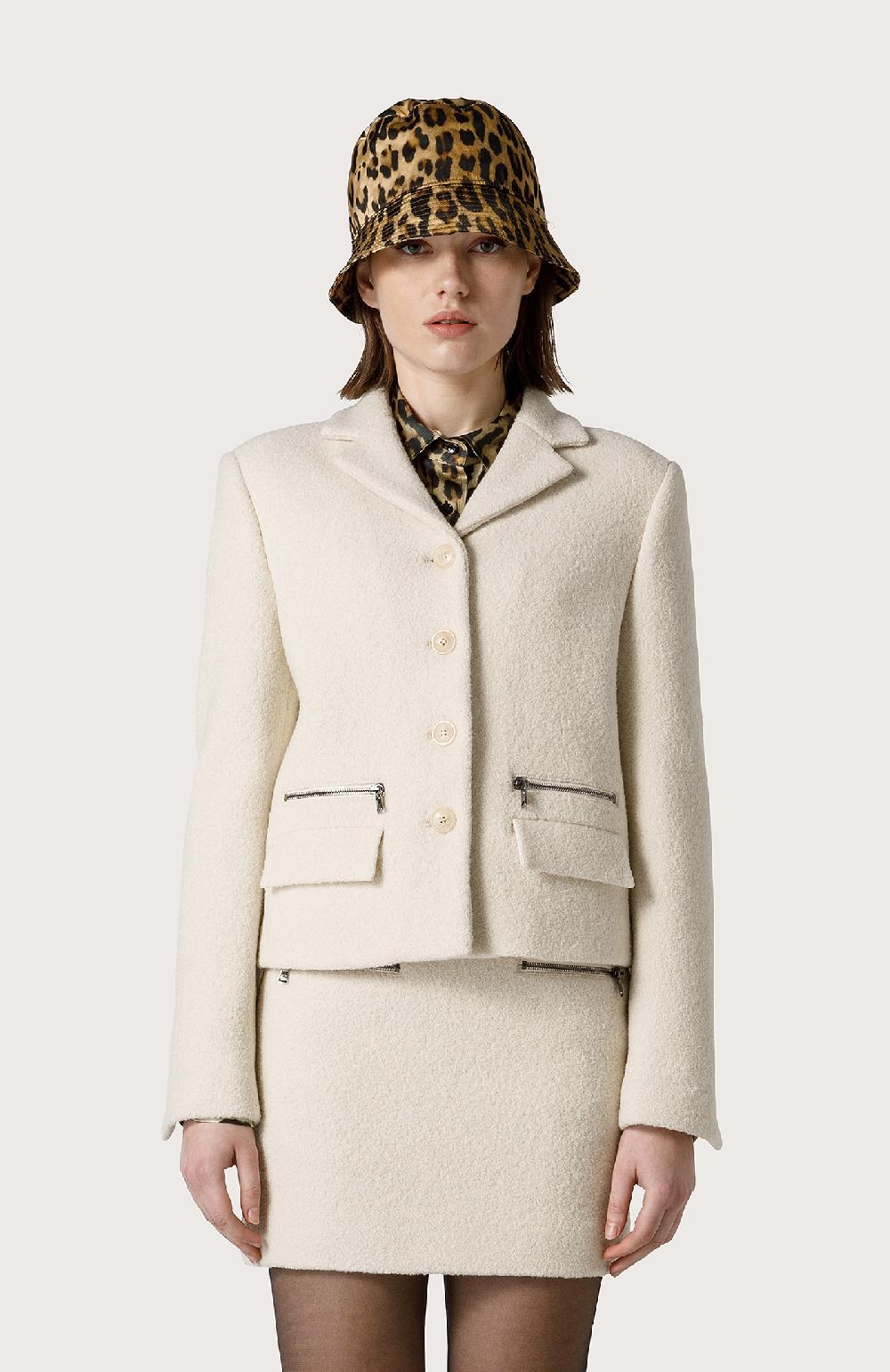 Seventy Giacca boxy - Col. Bianco Super sconto