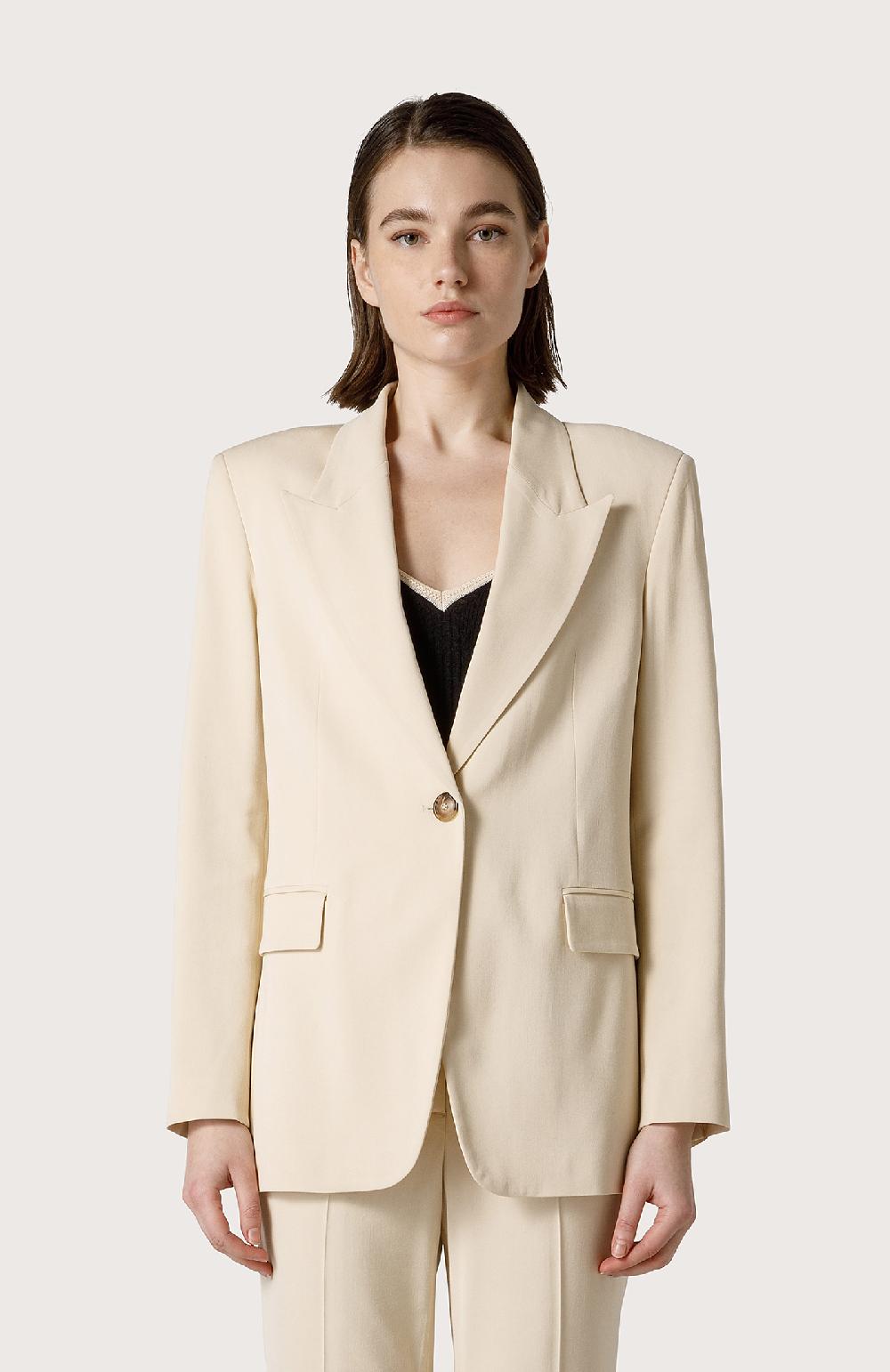 Seventy Blazer monopetto in viscosa stretch - Col. Neutro Enormi sconti