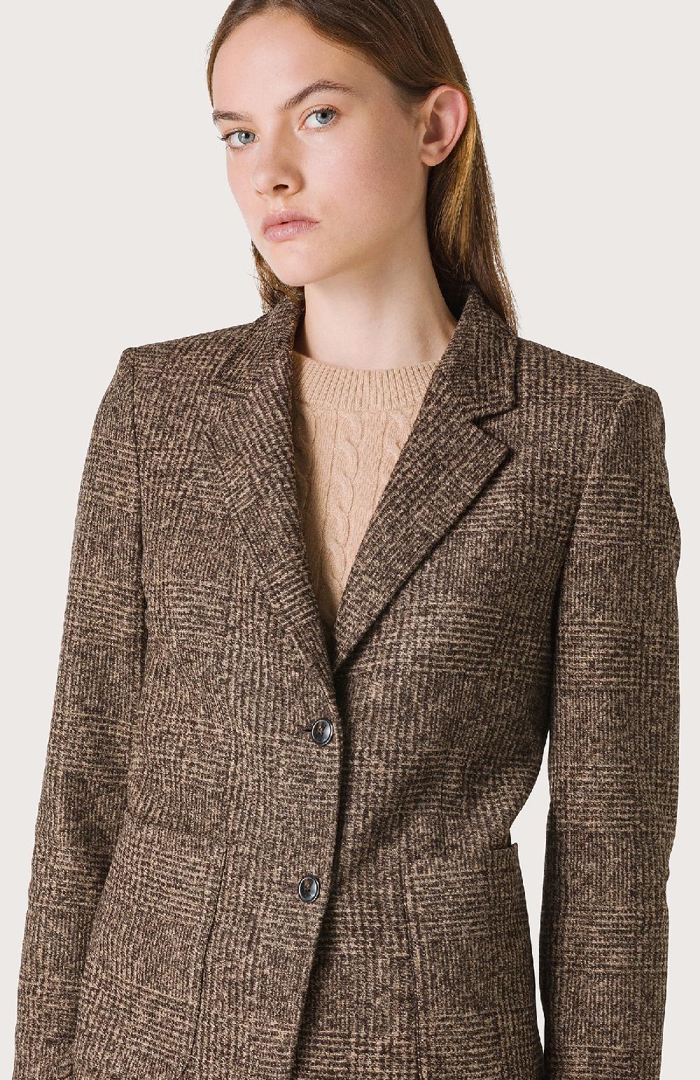 Seventy Giacca monopetto in principe di galles - Col. Marrone 50% di sconto con spedizione gratuita