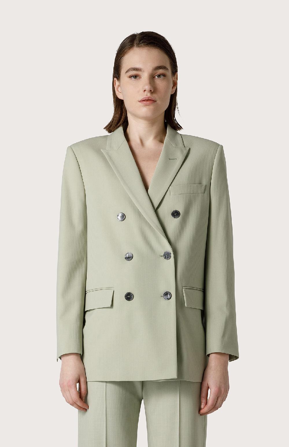 Seventy Blazer in lana stretch - Col. Verde Black Friday Prezzi