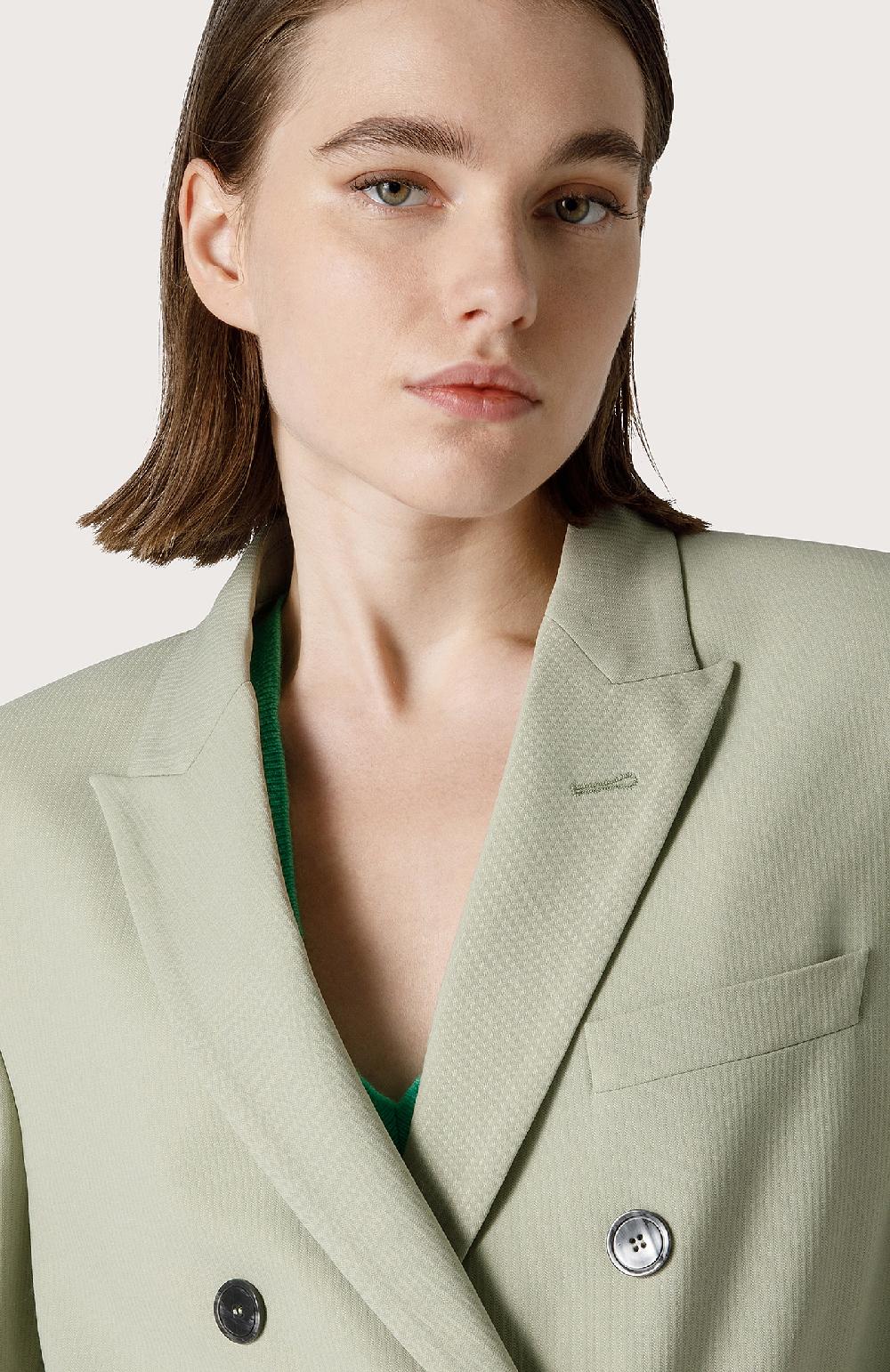 Seventy Blazer in lana stretch - Col. Verde Black Friday Prezzi