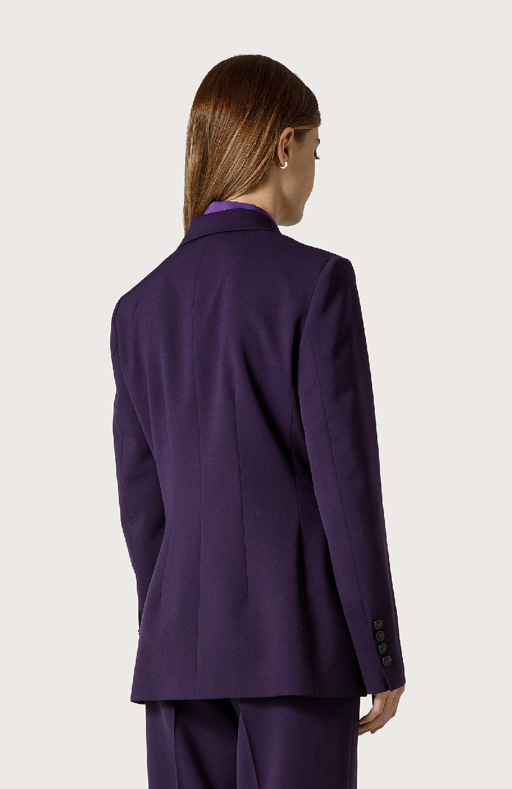 Seventy Blazer monopetto in lana stretch - Col. Viola 2025