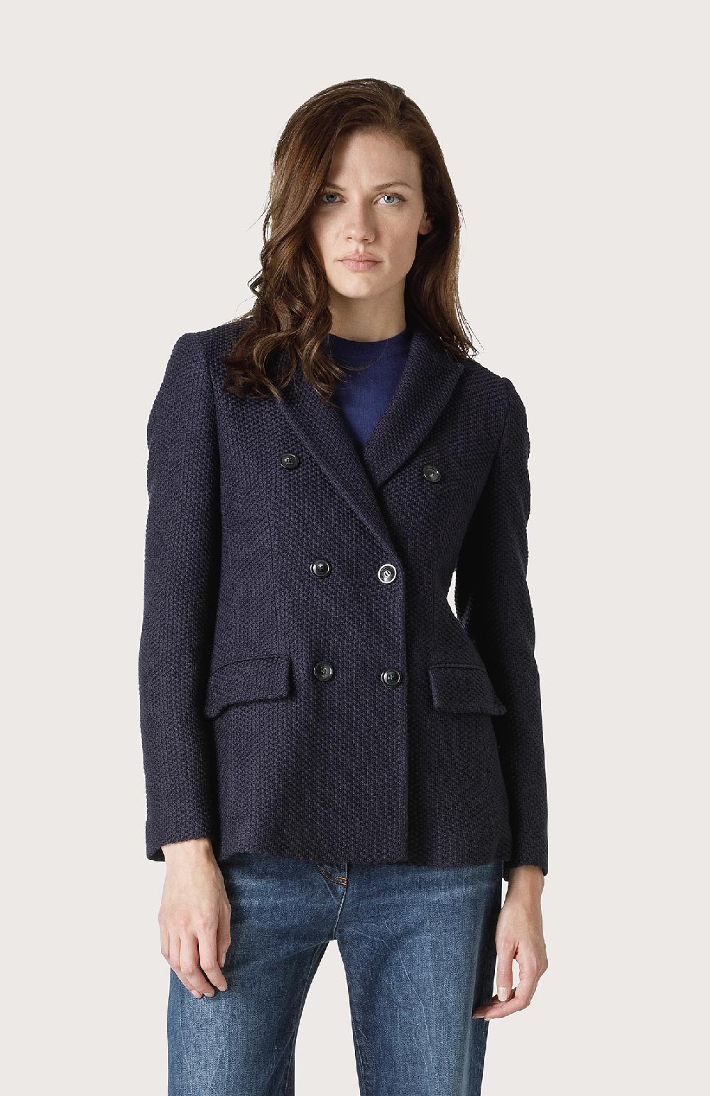 Seventy Giacca doppiopetto a maglia - Col. Blu Italia