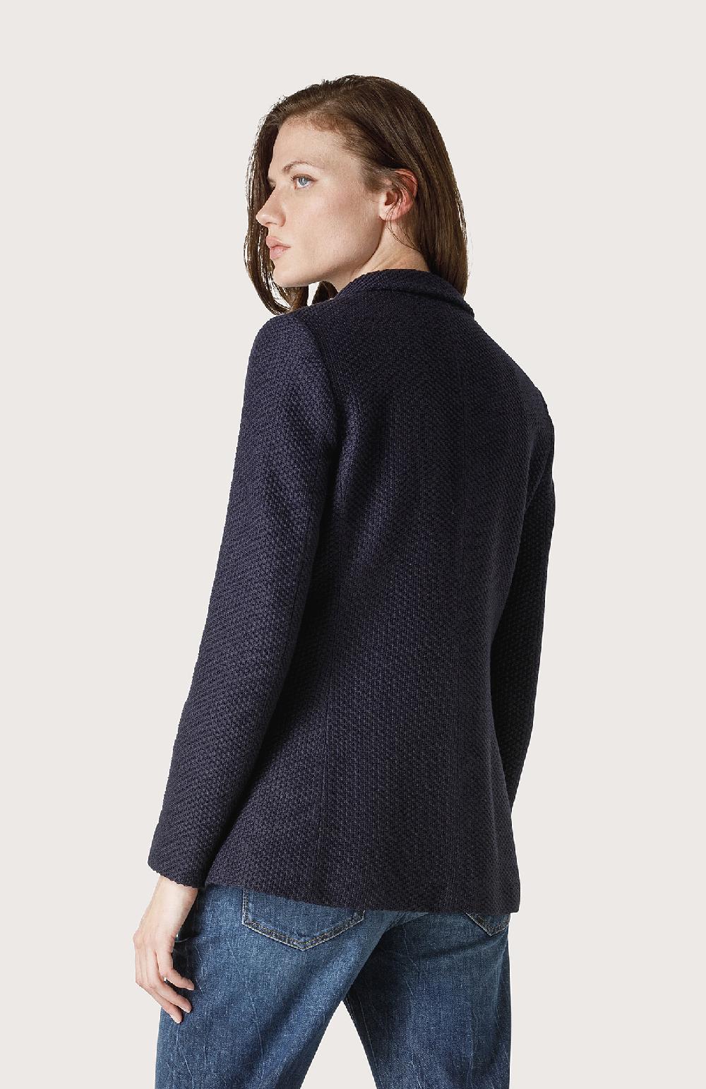 Seventy Giacca doppiopetto a maglia - Col. Blu Italia