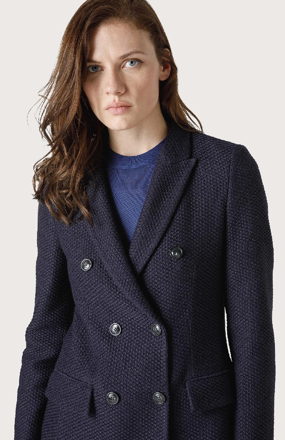 Seventy Giacca doppiopetto a maglia - Col. Blu Italia