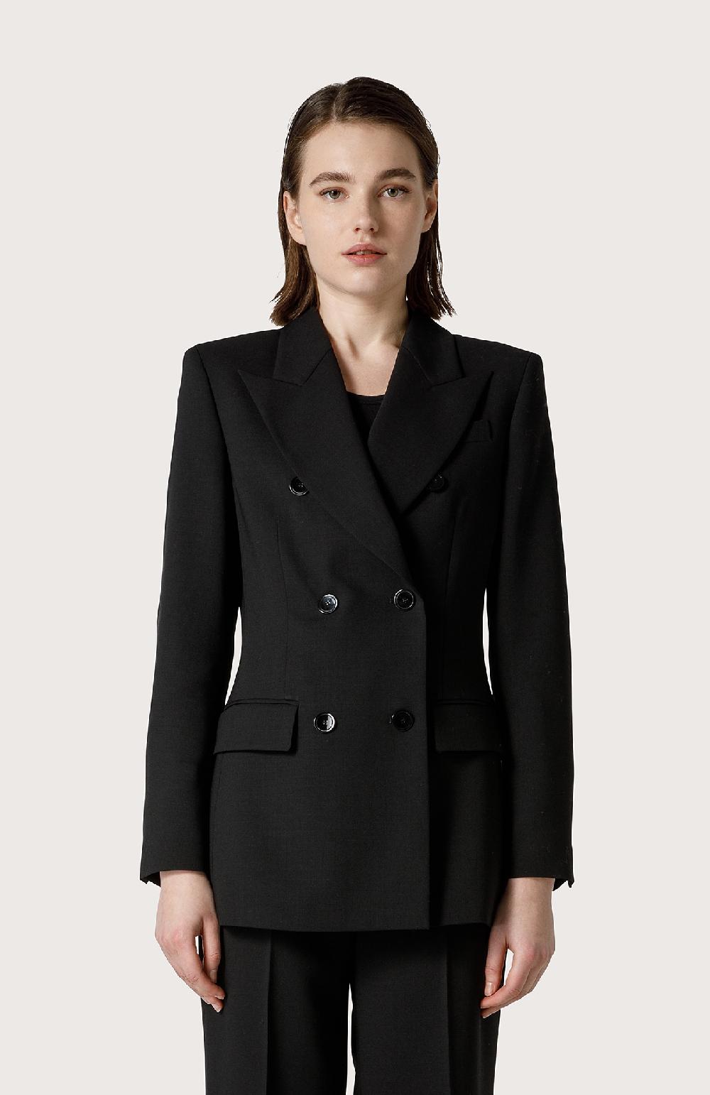 Seventy Blazer doppio petto in pura lana - Col. Nero Nuovo