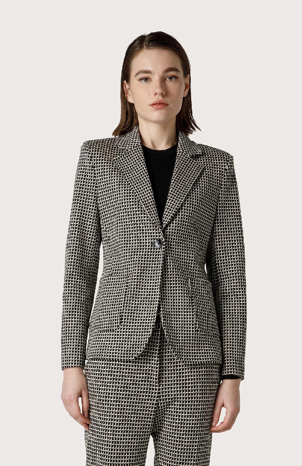 Seventy Blazer in maglia jacquard - Col. Nero Vendita