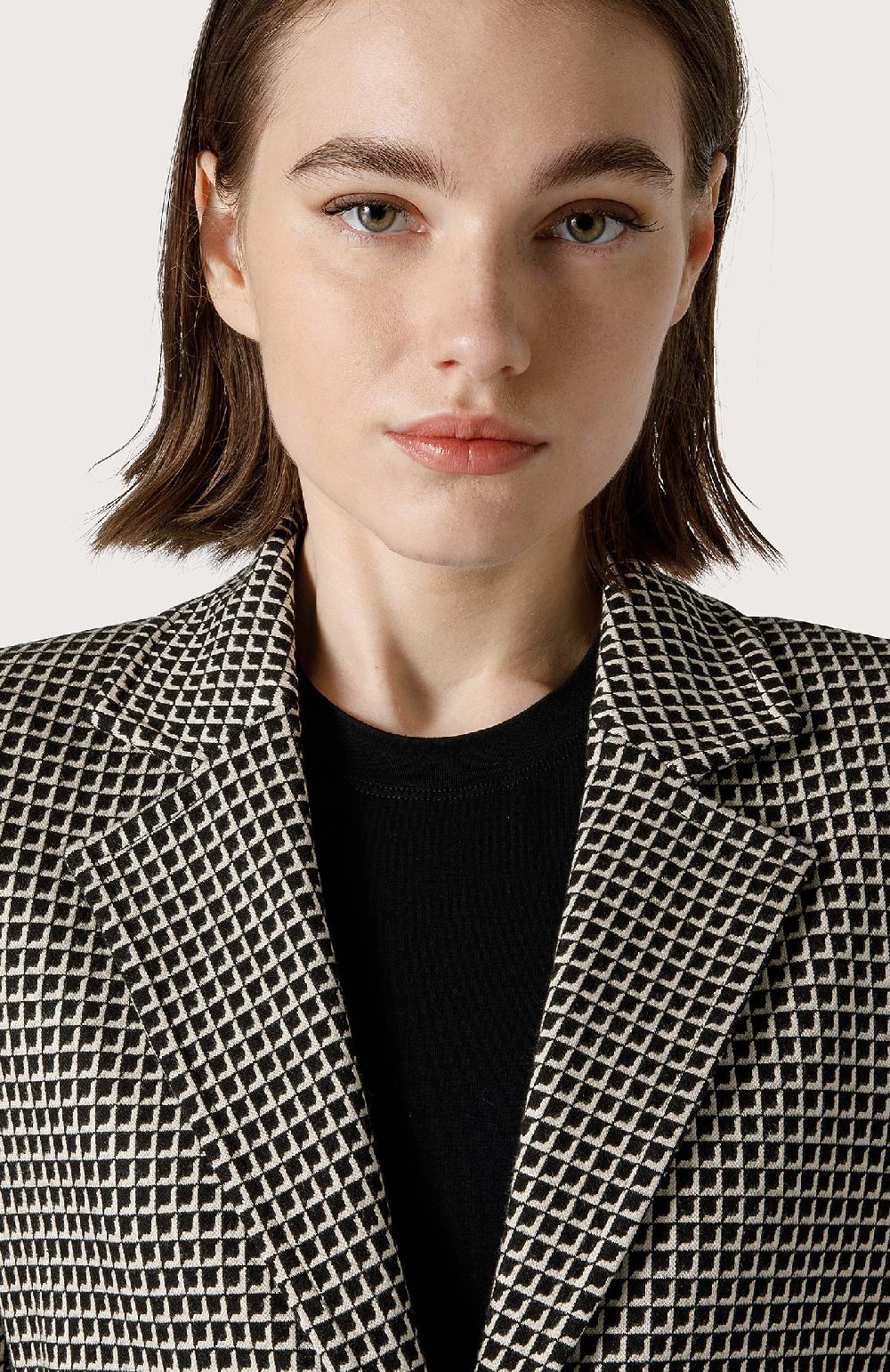 Seventy Blazer in maglia jacquard - Col. Nero Vendita