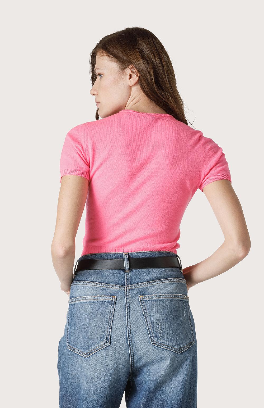 Seventy Maglia a mezze maniche stretch - Col. Rosa Promozione Limitata