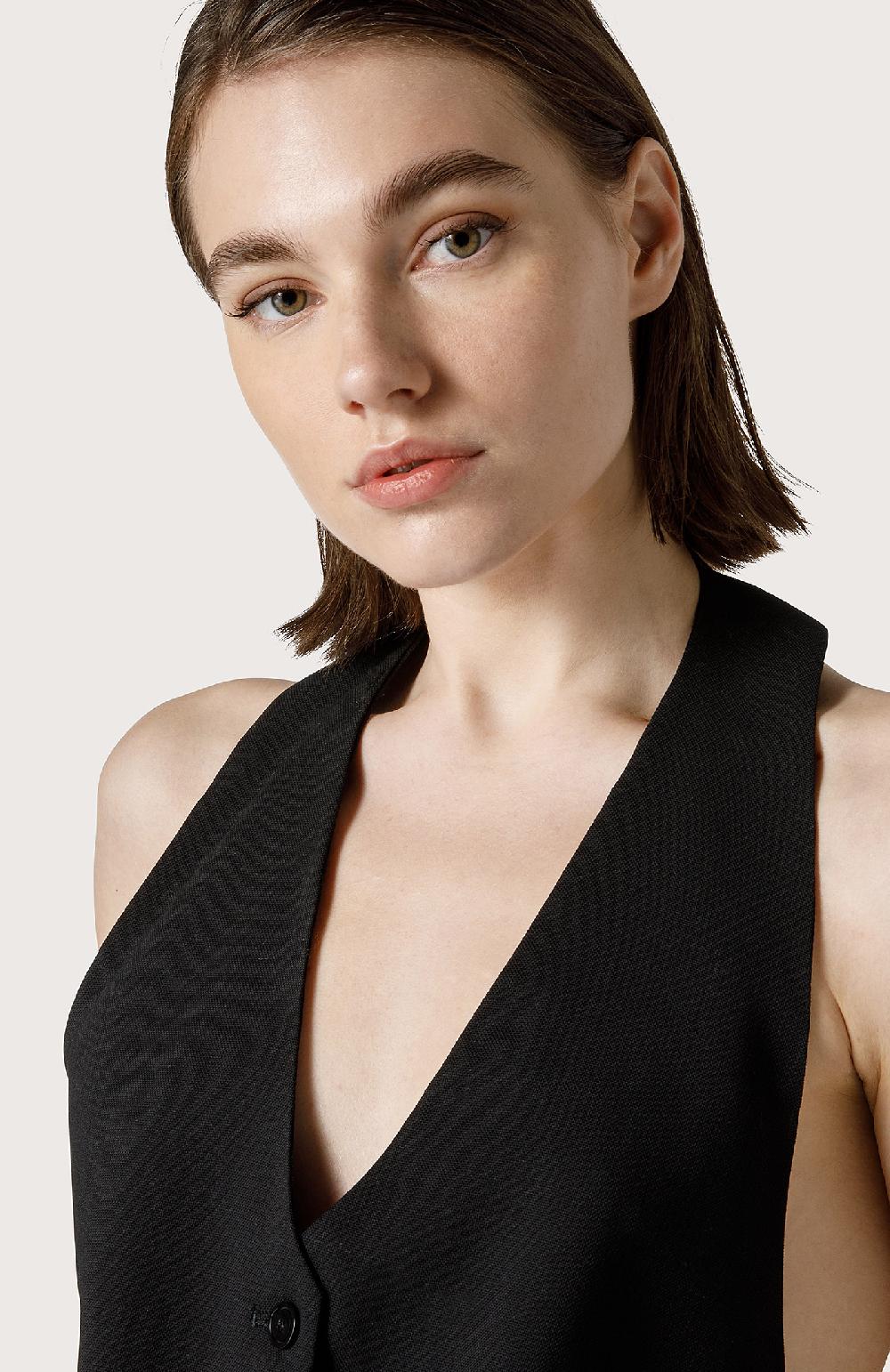 Seventy Top a gilet - Col. Nero Fino Al -60%