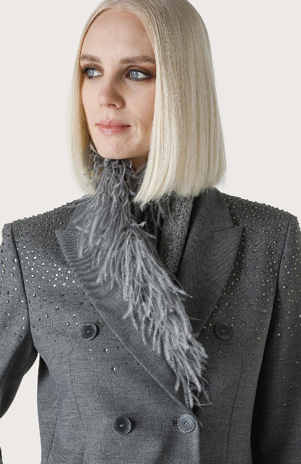 Seventy Giacca doppiopetto con swarovski - Col. Grigio Online