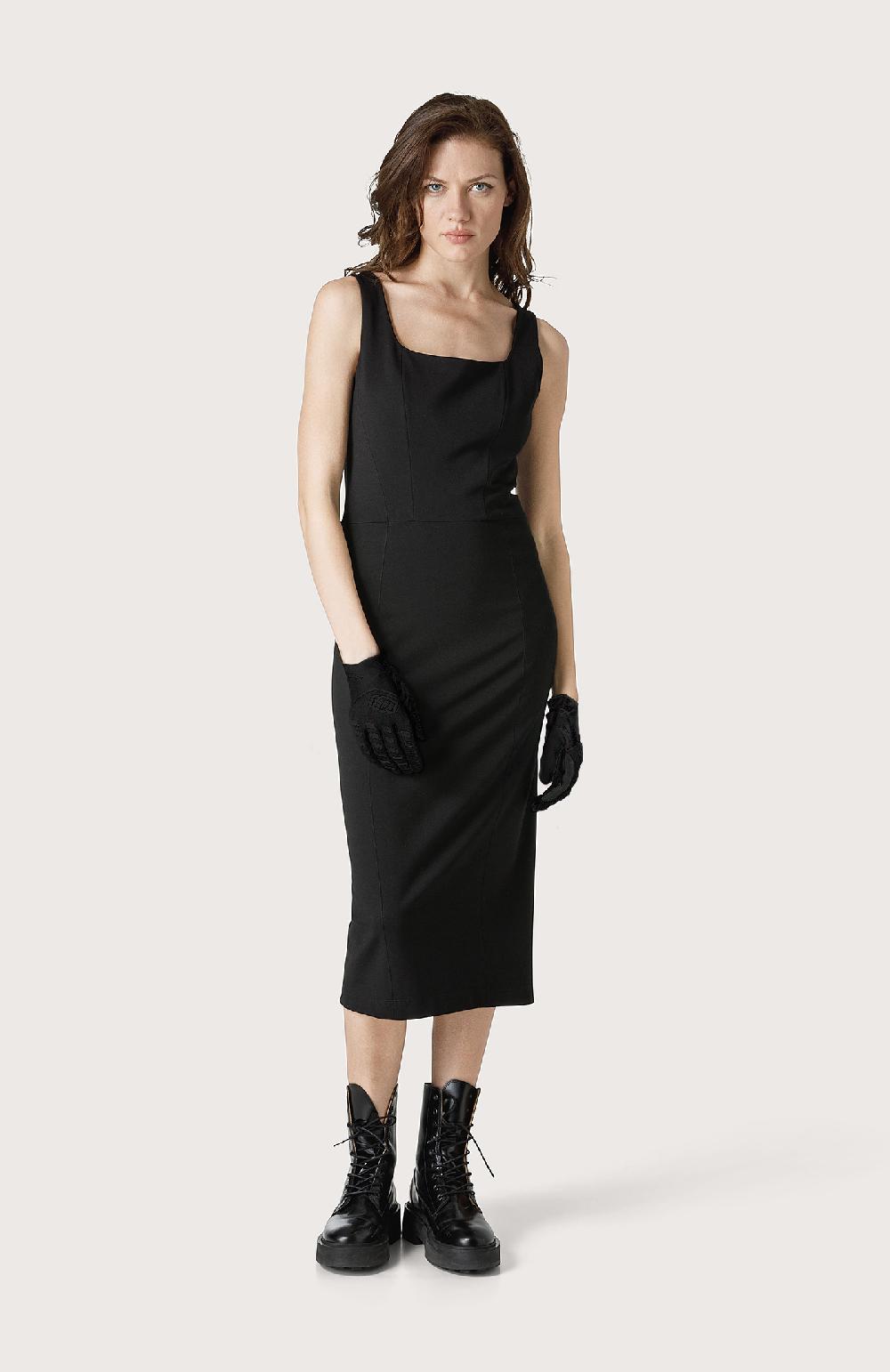 Seventy Abito tubino con scollo quadrato - Col. Nero Moda