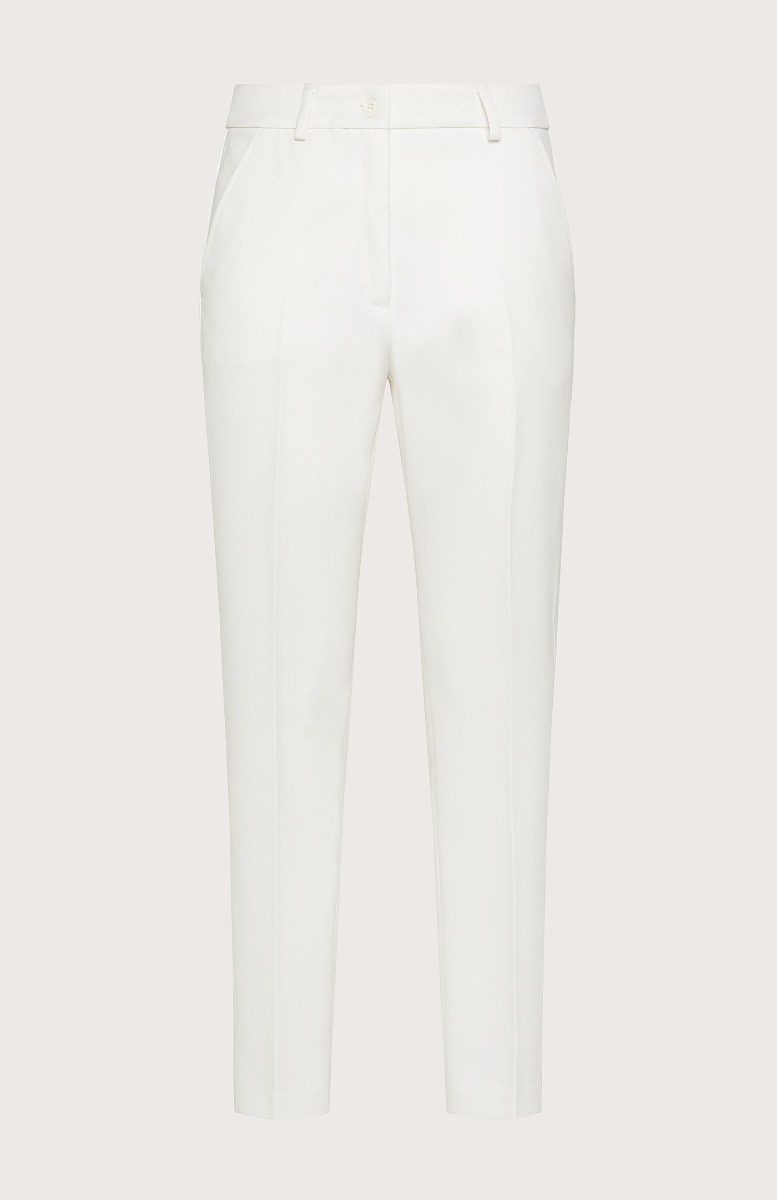 Seventy Pantalone chino classico con banda - Col. Bianco Sconto di tempo limitato