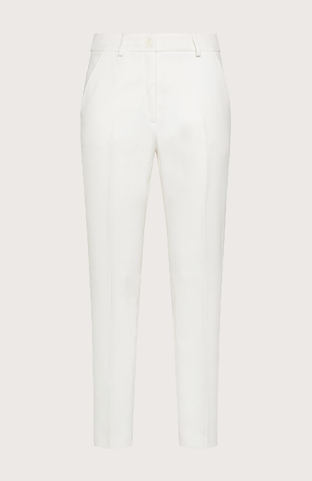 Seventy Pantalone chino classico con banda - Col. Bianco Sconto di tempo limitato