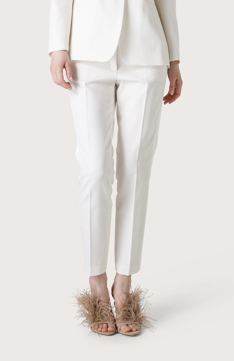 Seventy Pantalone chino classico con banda - Col. Bianco Sconto di tempo limitato