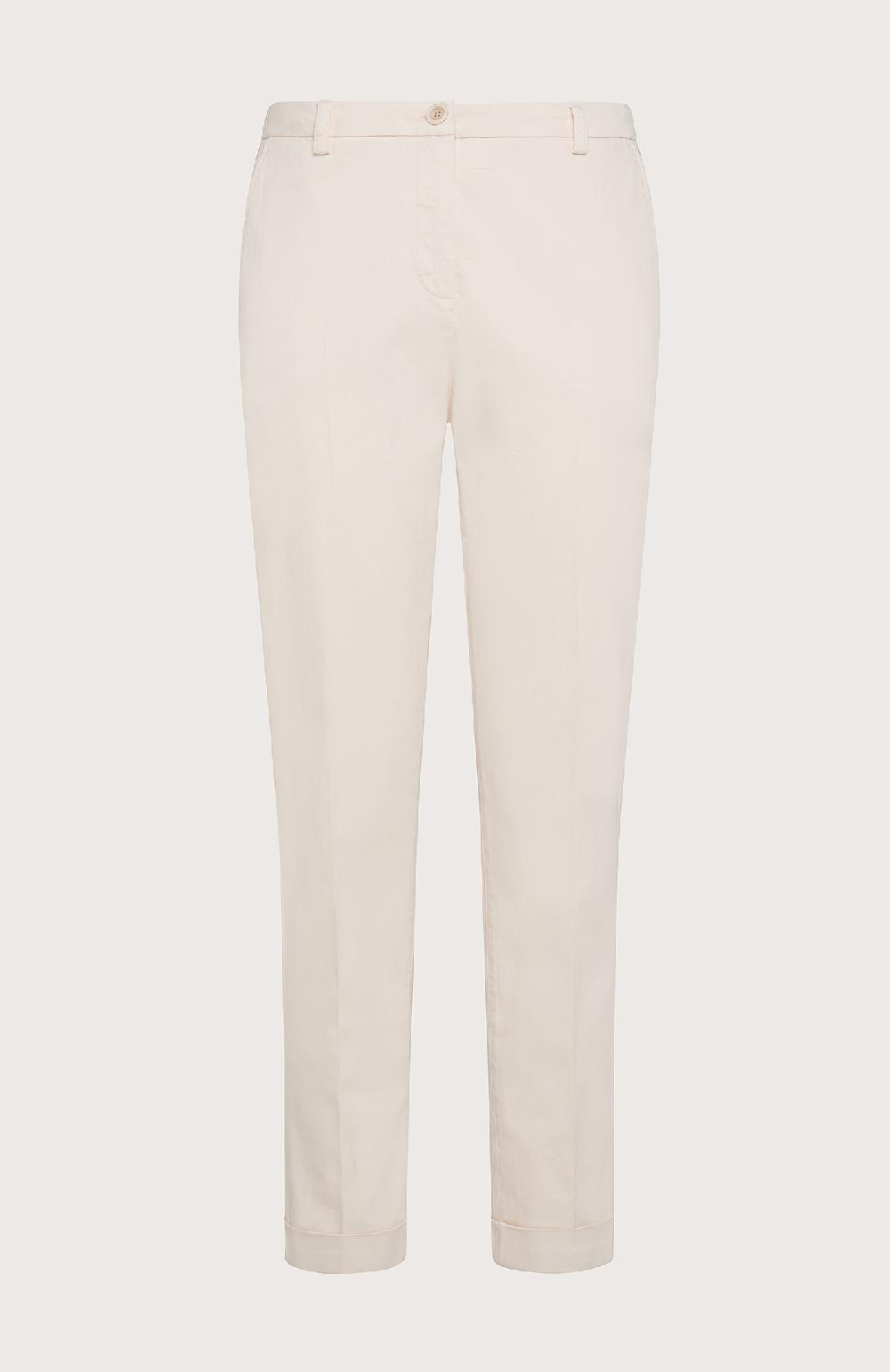 Seventy Pantalone chino con risvolti - Col. Bianco Negozio online di fabbrica