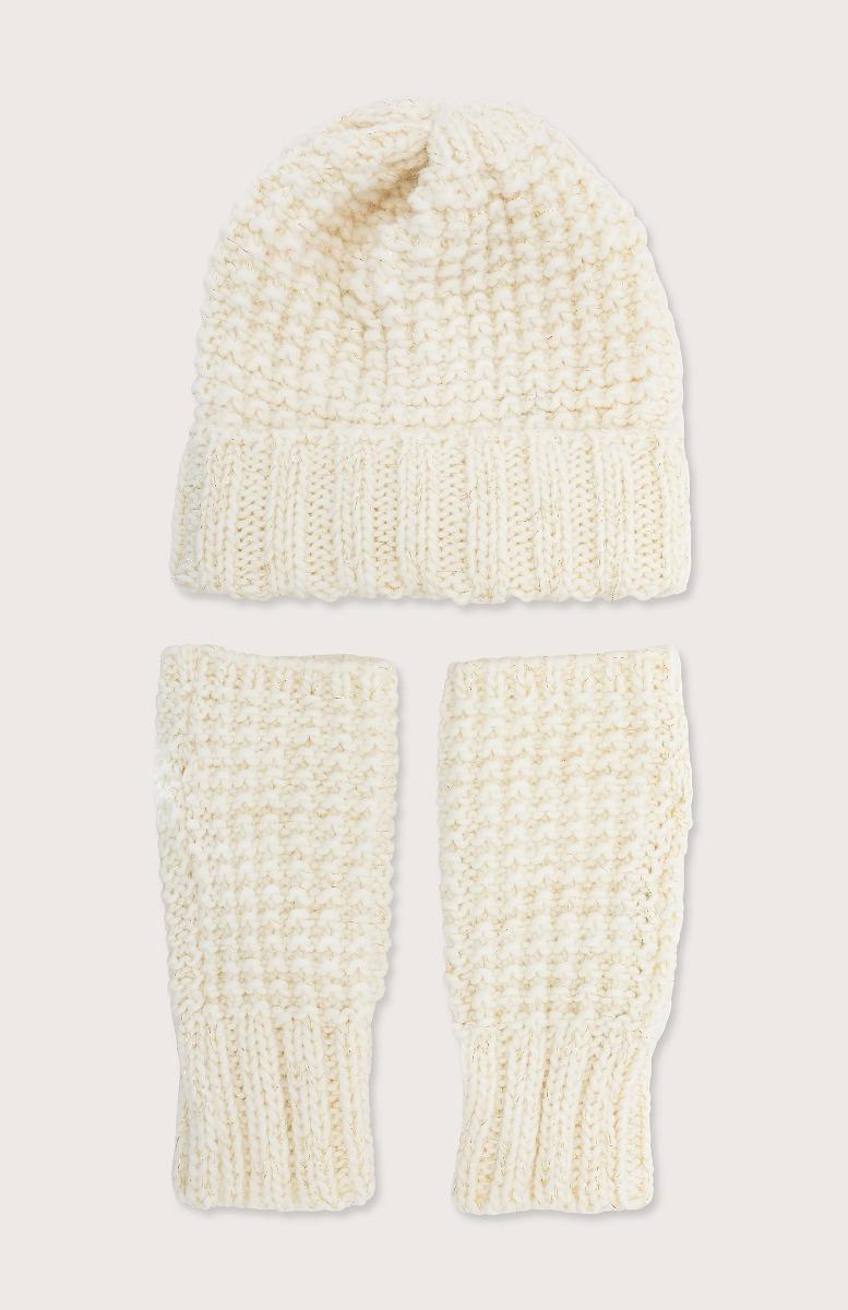 Seventy Kit berretto e guanti - Col. Bianco Offerta Giorno del Papà