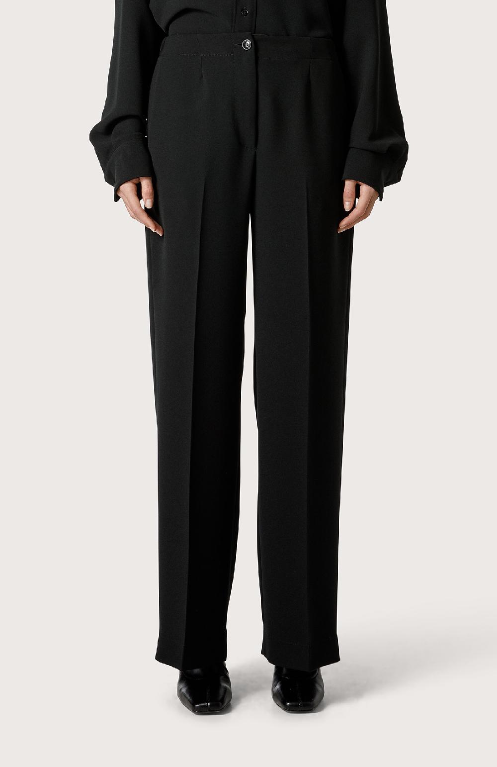 Seventy Pantalone in cady stretch - Col. Nero Liquidazione