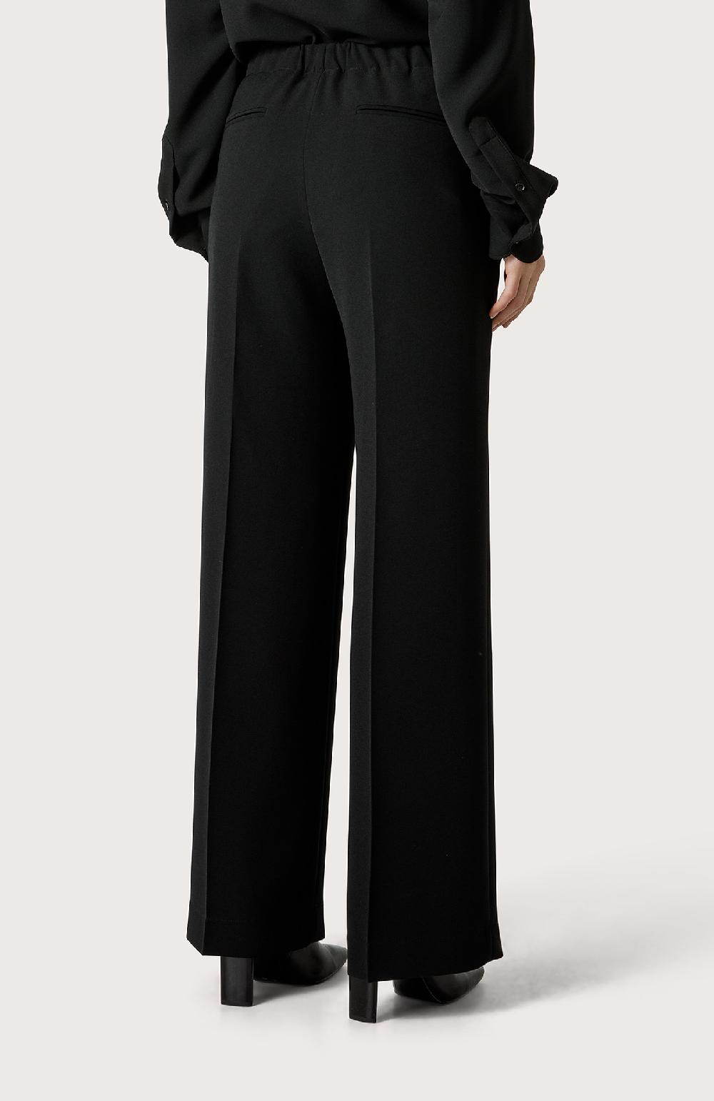 Seventy Pantalone in cady stretch - Col. Nero Liquidazione