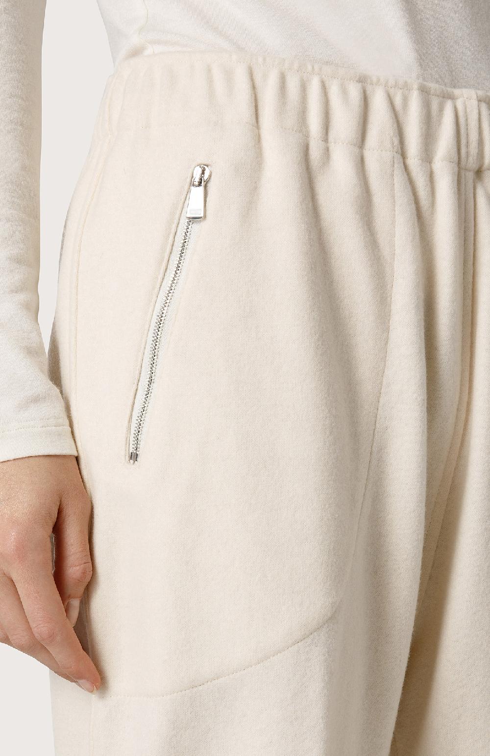 Seventy Pantalone in panno di lana - Col. Bianco Prezzo basso